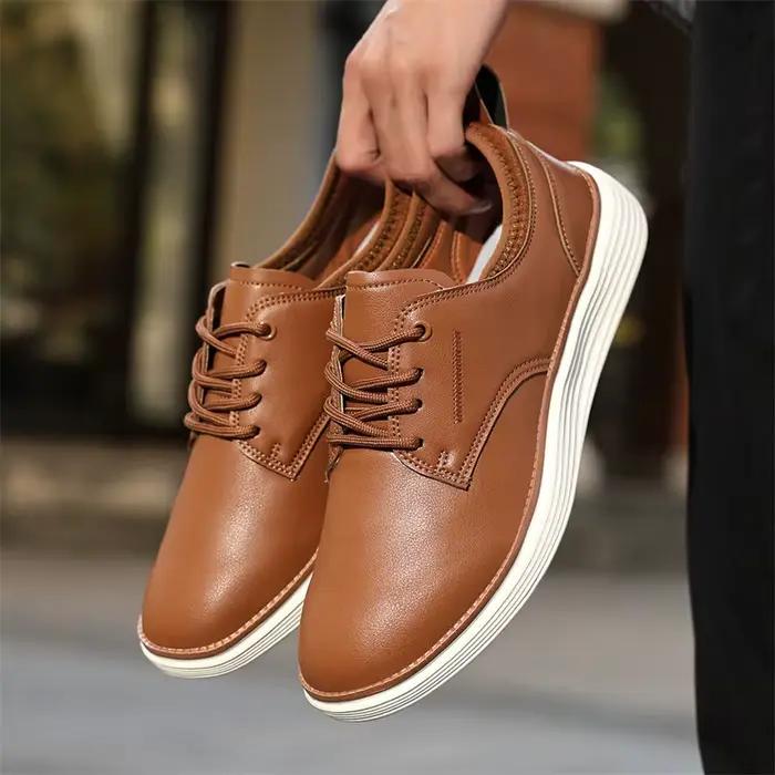 2025 bottes pour hommes mode chaussures de marche simples tendance mode bout large chaussures décontractées chaussures de sport confortables