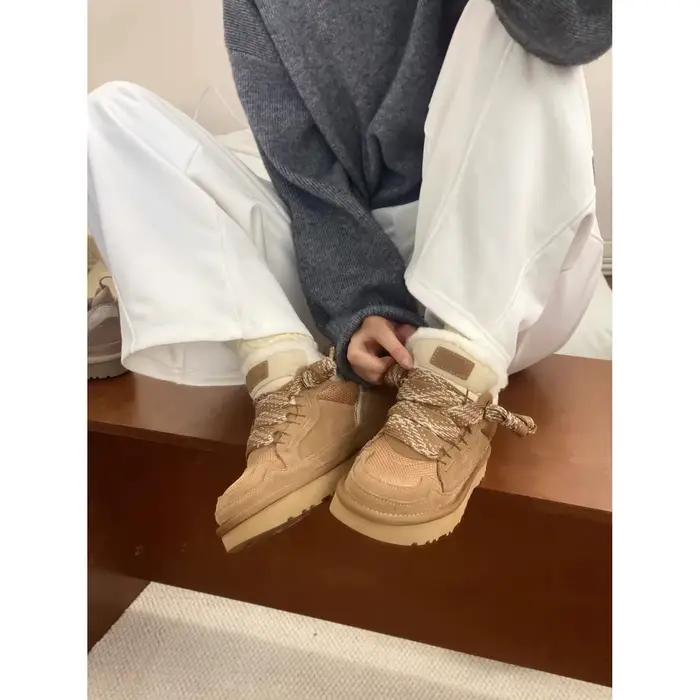 Bottes de neige en laine de mouton pour femmes