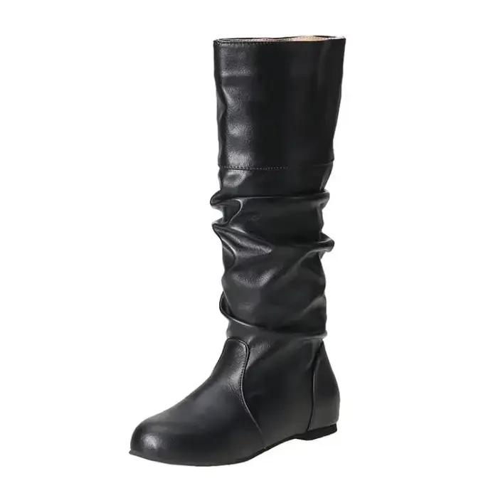 2025 nouvelles femmes bottes plates mode