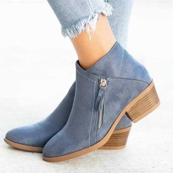 Femmes chaussons 2025 automne daim chelsea bottes