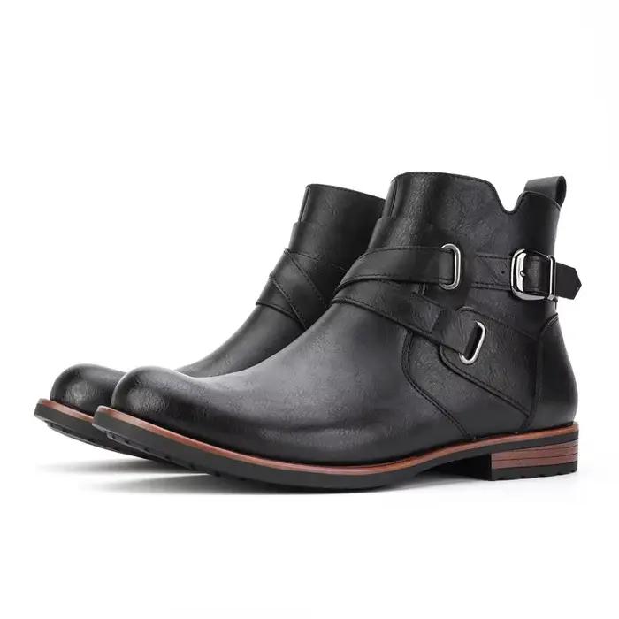 Hommes bottes de luxe en cuir britannique