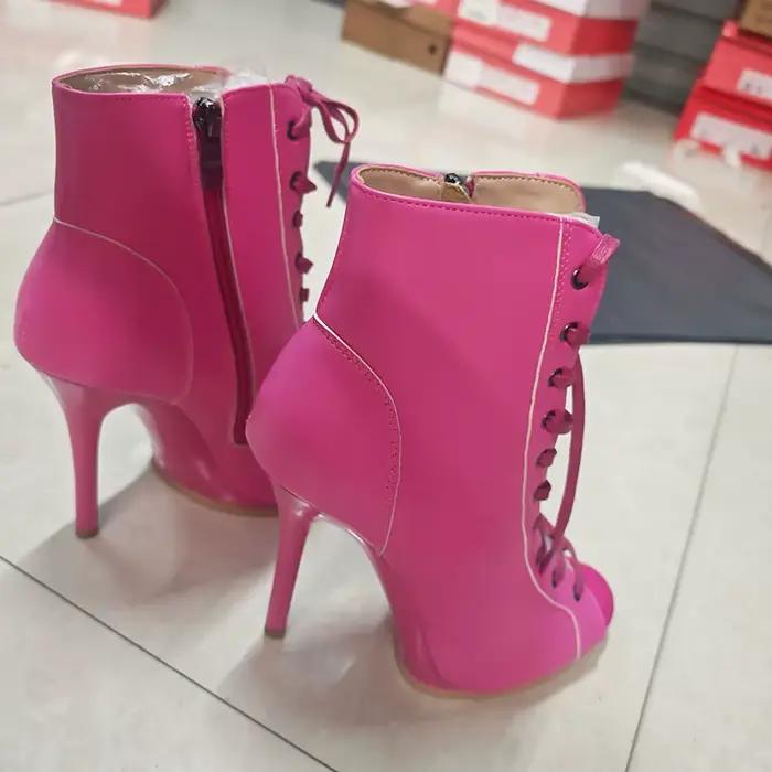 Bottines de danse à talons hauts de 9.5cm