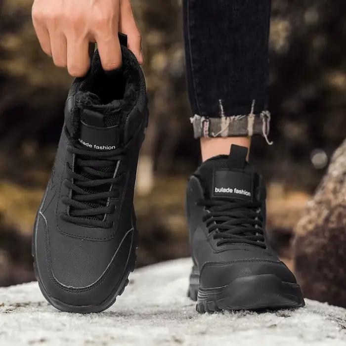 ELUVA hommes bottes de neige imperméables hiver bottes de sécurité antidérapantes Super chaud thermique isolé léger bottes de travail en plein air pour hommes