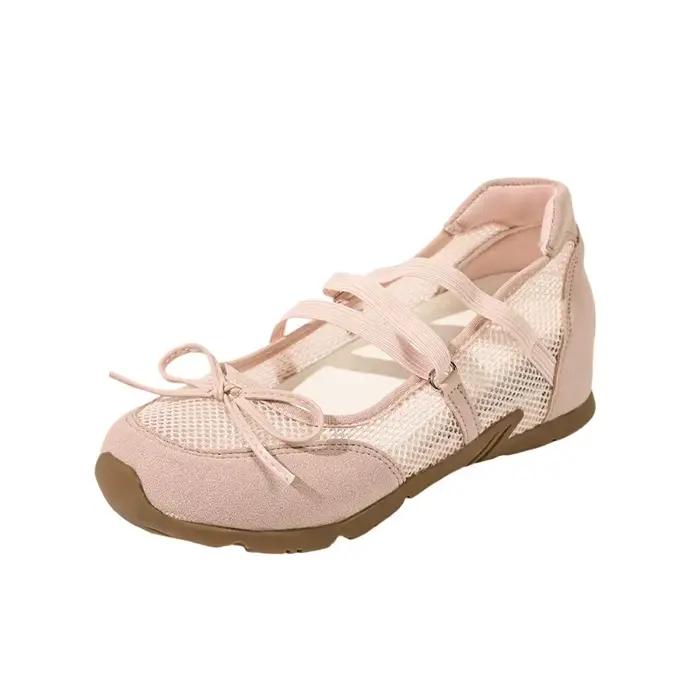 Chaussures Mary Jane pour femmes, baskets épaisses et élégantes, chaussures de ballet décontractées à la mode, chaussures de créateur, Zapatos De Mujer