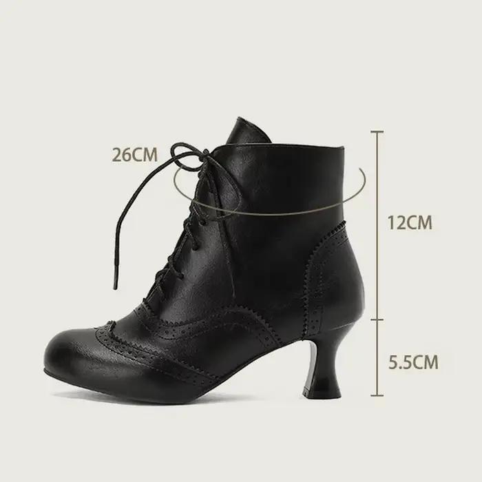 Bottines courtes à lacets pour femmes