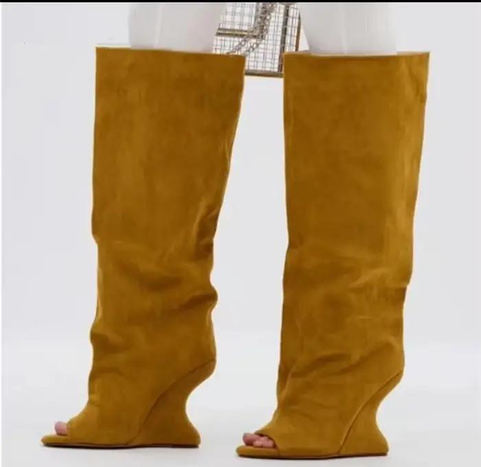 Bottes à talons hauts épais pour femmes