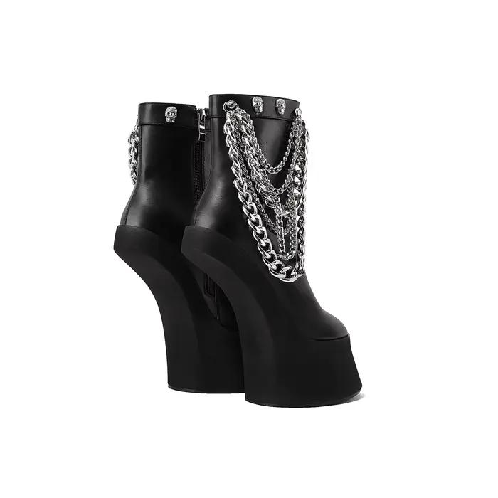 Bottines à plateforme pour femmes européennes et américaines