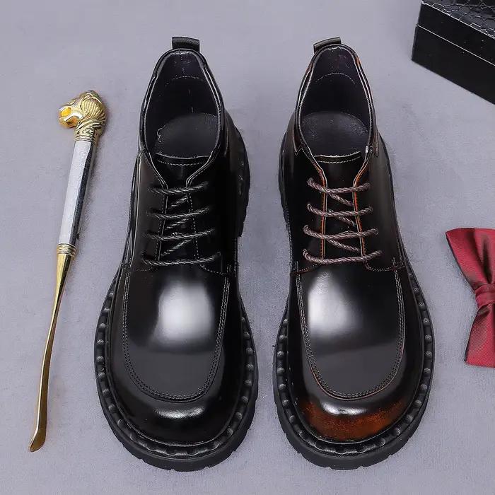 Bottes montantes à lacets pour hommes