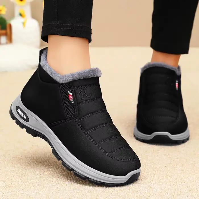 Bottes ELUVA d'hiver antidérapantes et isolantes pour hommes confort chaud randonnée enneigée et activités en plein air