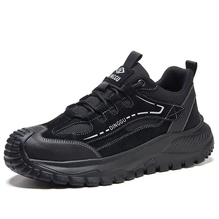 Chaussures de sécurité légères pour hommes et femmes, respirantes, à bout en acier, résistantes aux perforations, baskets de travail, bottes de protection