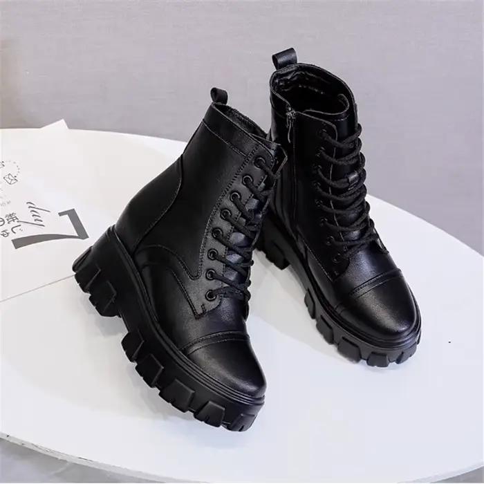 JIANBUDAN – bottes courtes à plateforme pour femmes