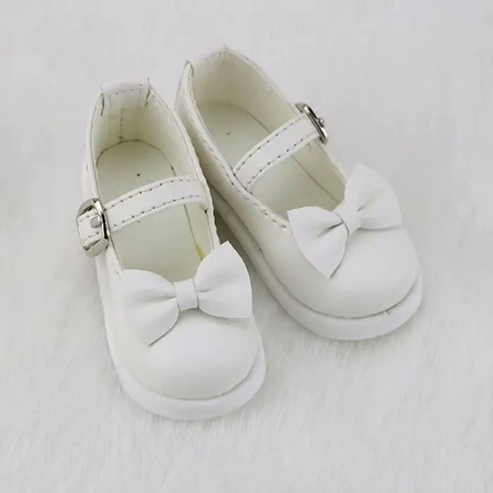 Chaussures de poupée BJD avec nœud papillon pour 1/6 1/4 1/3 BJD SD YOSD DD DZ, 7 couleurs, accessoires de poupée