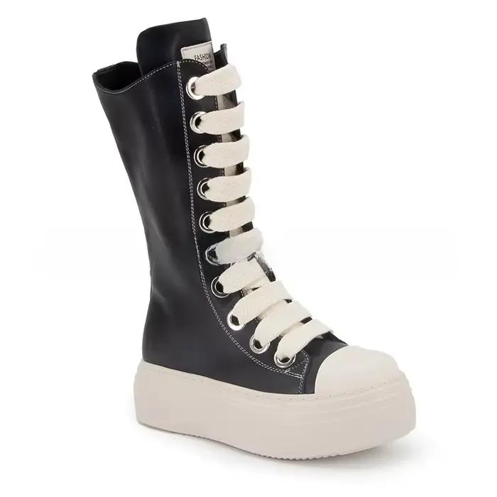 Soldes Exceptionnelles de la Saison : Nouvelles Bottes Montantes à Motif Flamme