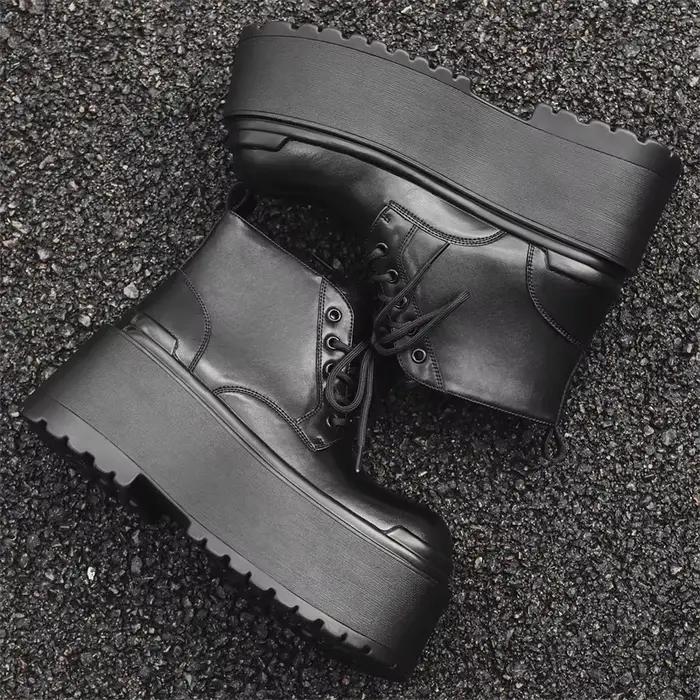 Bottines de travail Vintage de Style britannique pour hommes
