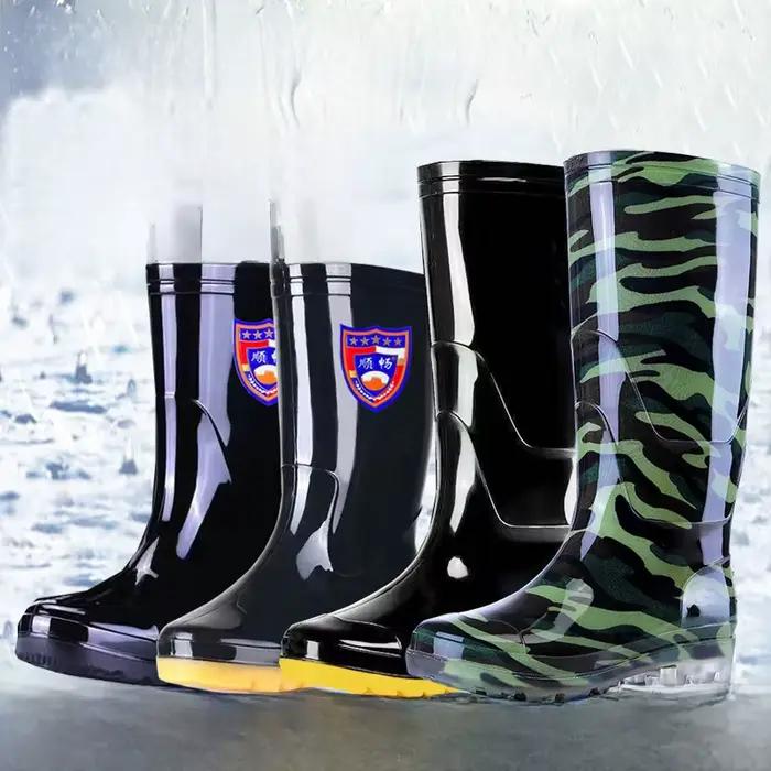 Bottes de pluie camouflage pour hommes