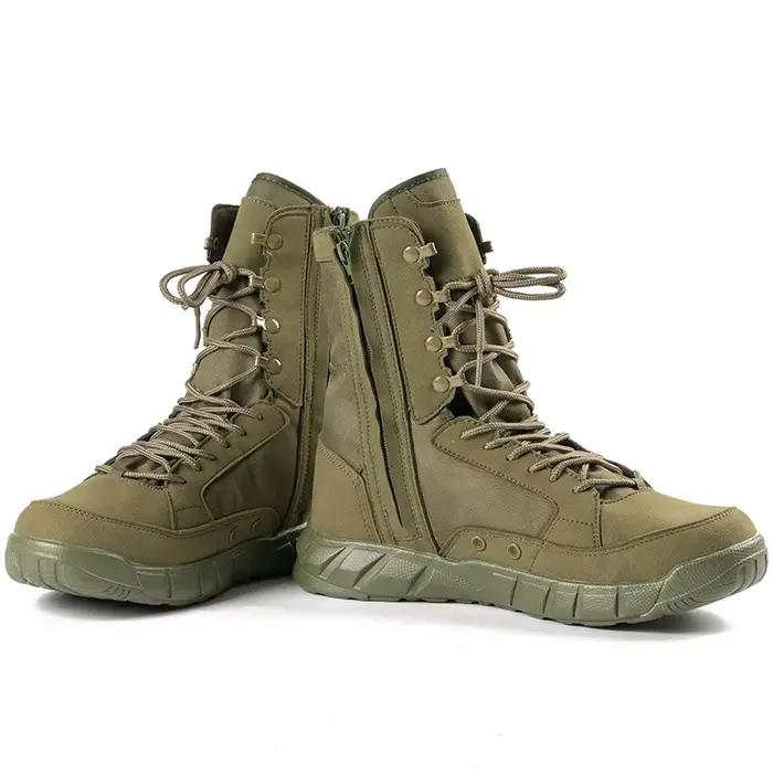 Bottes de randonnée unisexes en cuir respirantes pour homme, idéales pour le printemps et l'automne, pour camping, chasse et randonnée