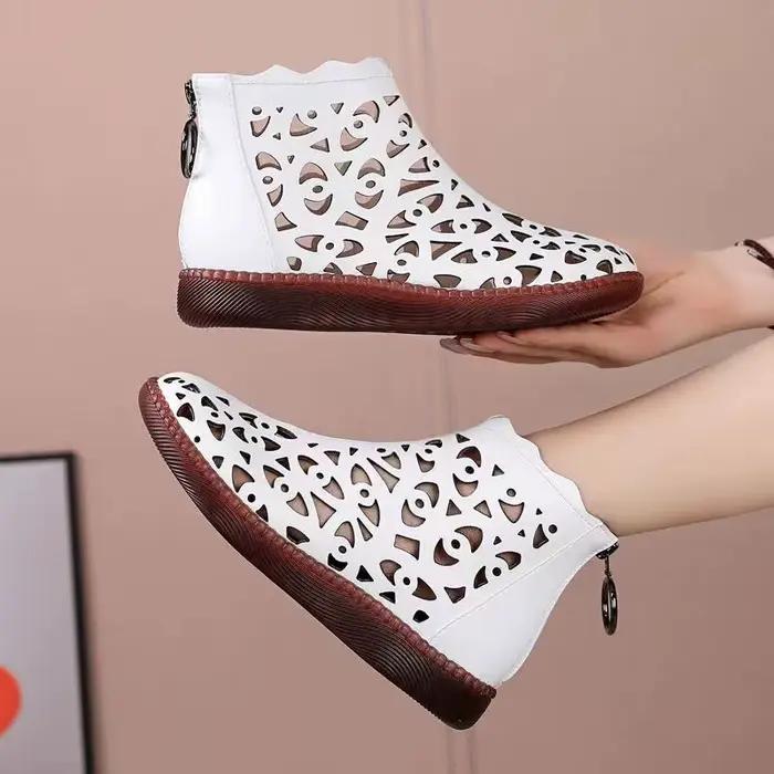 Bottes d'Été en Maille Respirante pour Femme