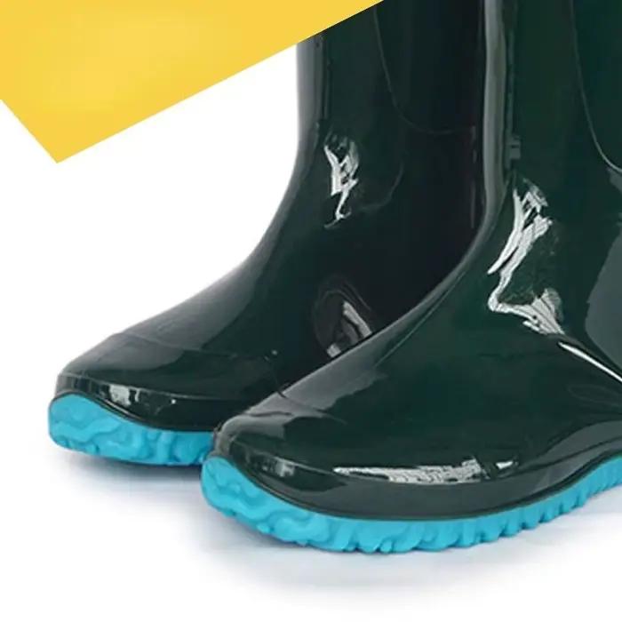 Bottes de pluie coordonnantes pliables pour hommes, chaussures de pêche souples, bottes de pluie astronomiques, voyage