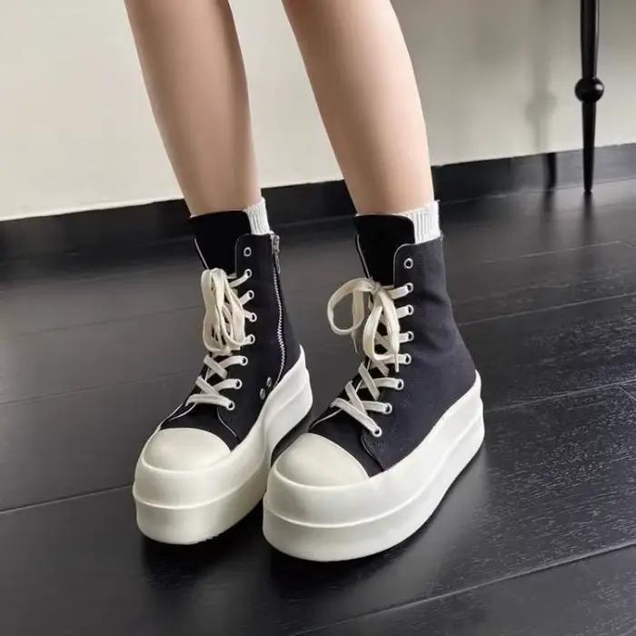 Bottes de rinçage à plateforme pour femmes