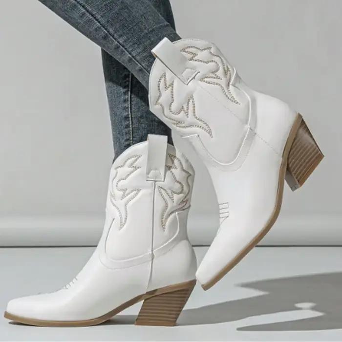 Bottines de Cowboy de Style occidental pour femmes