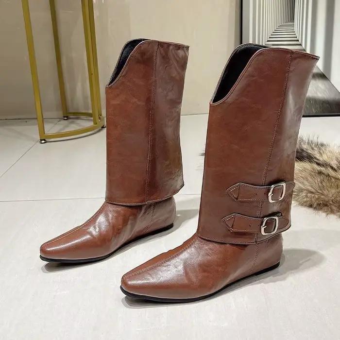 Bottes mi-jambes à deux vêtements