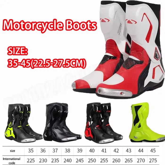 BENKIA Moto bottes hommes CE professionnel piste bottes d'équitation course été AntiCollision rallye tout-terrain Botas Para Moto