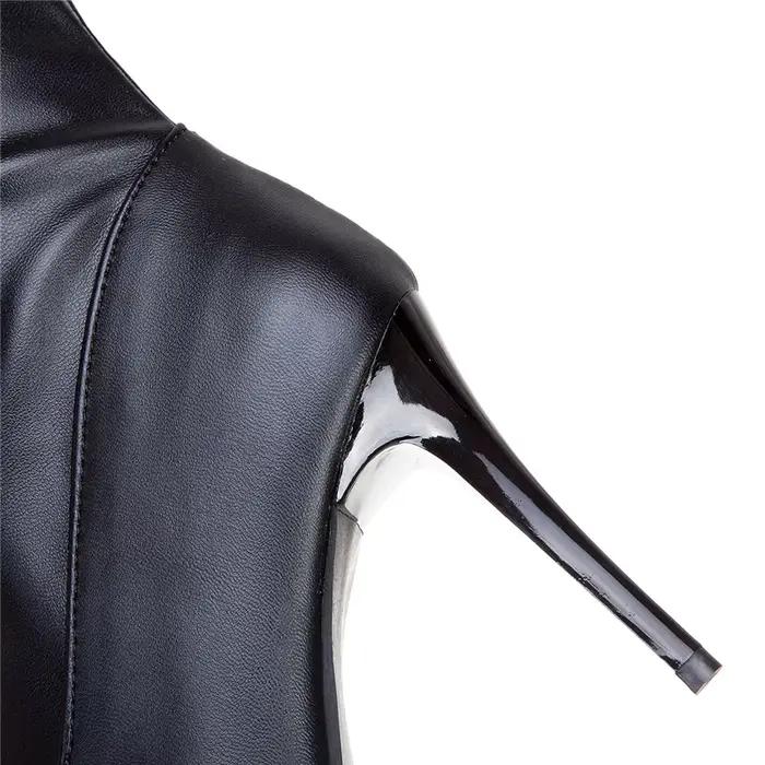 Bottes léopard minces élastiques pour femmes