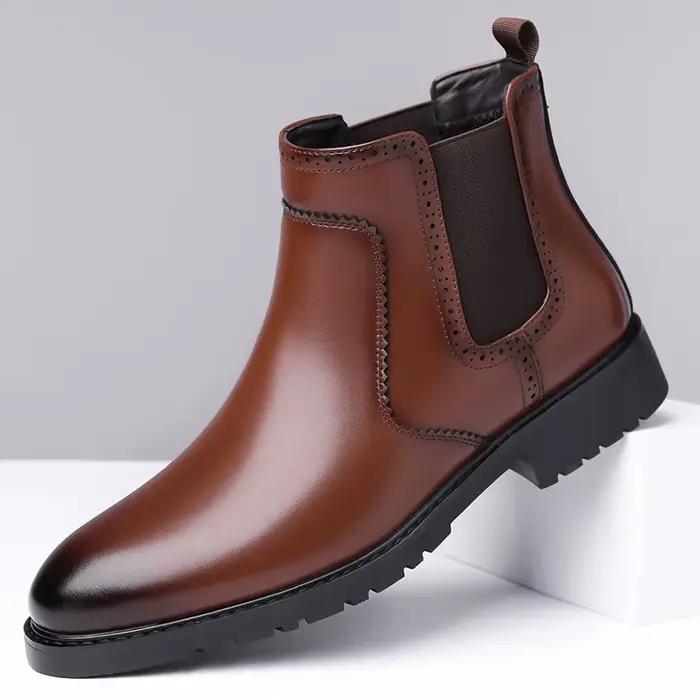 Bottes Chelsea d'hiver pour hommes