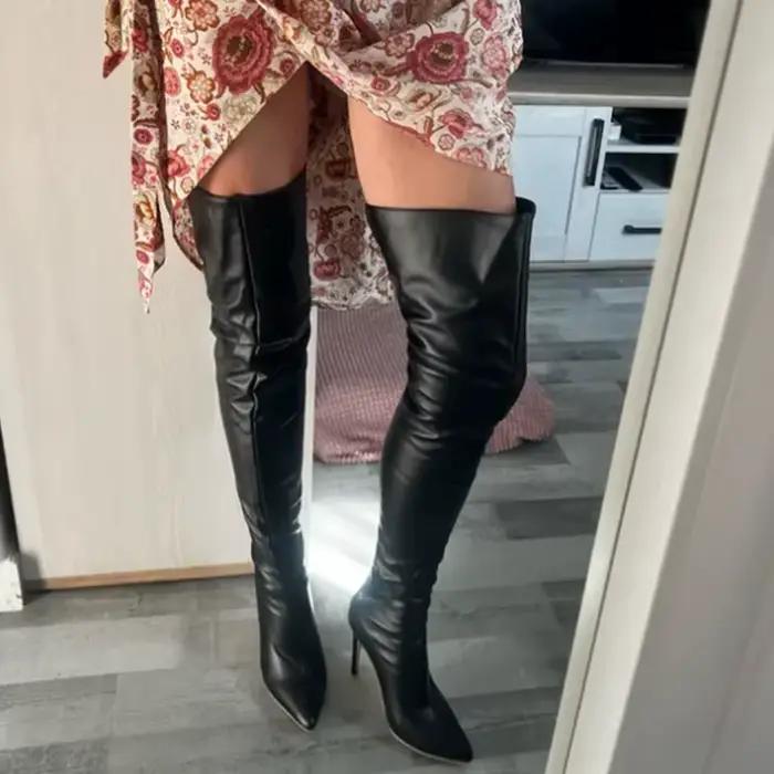Bottes pour femmes, grande taille 40-46