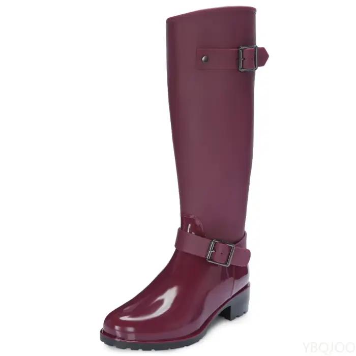 Bottes hautes à fermeture éclair pour femmes