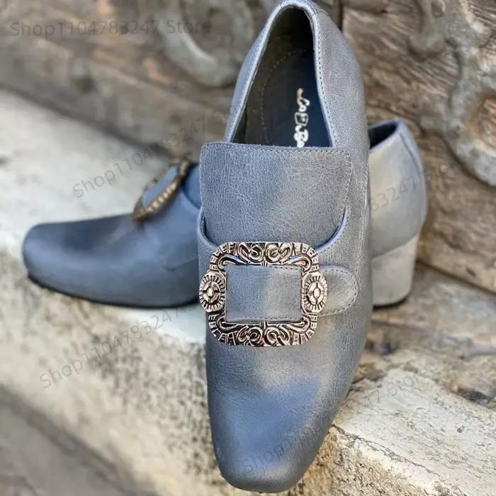 Chaussures victoriennes Vintage pour hommes et femmes