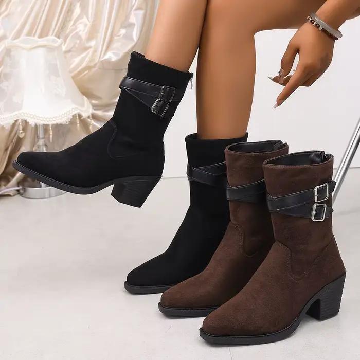 Bottes d'hiver élégantes et confortables pour femmes