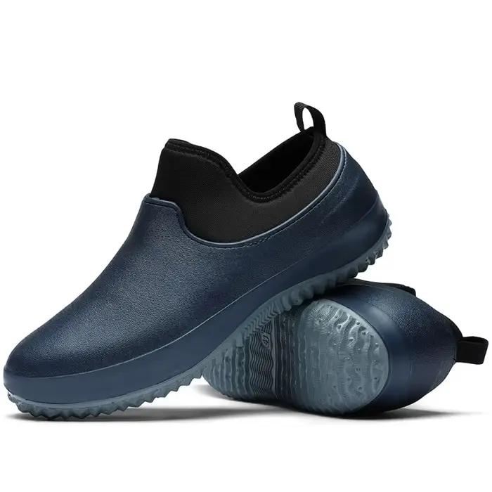 Bottes robustes et élégantes en caoutchouc pour homme, adaptées à la pluie et aux conditions difficiles, idéales pour le printemps et l'automne, pour la randonnée et le travail