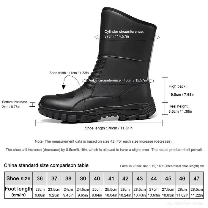 Bottes de randonnée moto rétro en cuir pour hommes, chaussures d'équitation de vélo de course, imperméables, coupe-vent, anti-chute, cavalier, quatre saisons