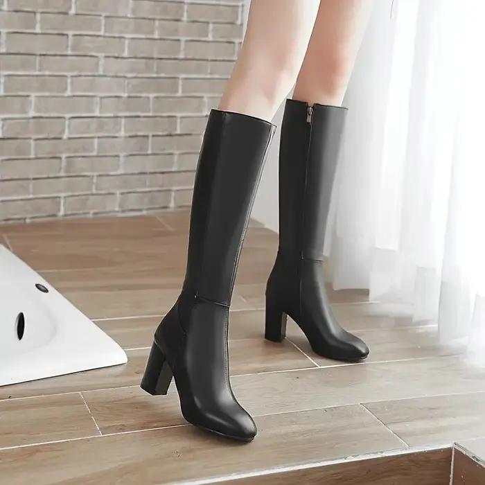Bottes femme talon bloc