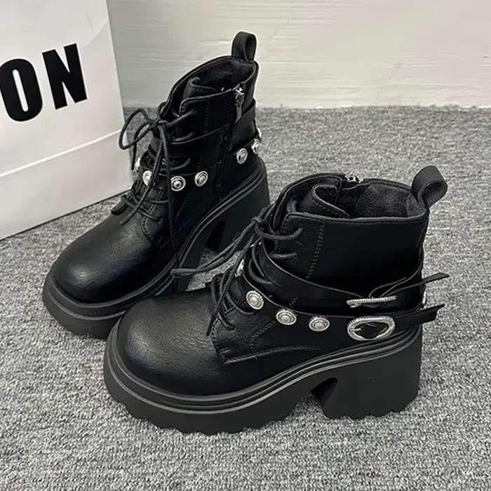 Bottines à talons hauts pour femmes