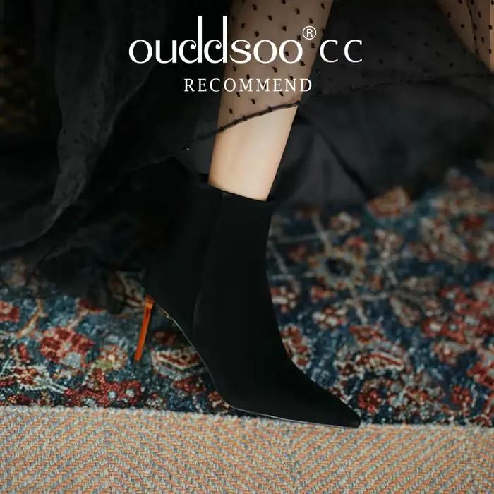 Ods-Bottes courtes à talons hauts pour femme