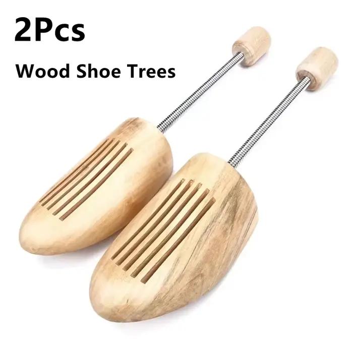 Civière de chaussures en bois, 2 pièces/4 pièces, arbres à chaussures en bois Anti-déformation pour hommes et femmes, chaussures de printemps façonnant l'arbre, Anti-rides, dure