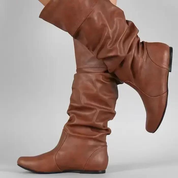 2025 nouvelles femmes bottes plates mode