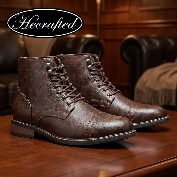 Bottes en cuir 2026, style rétro