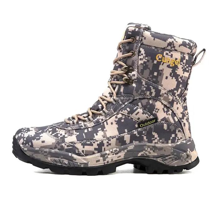 Bottes de chasse de Camouflage montantes pour hommes
