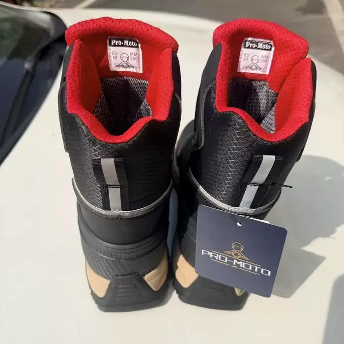 Bottes de moto respirantes et Anti-chute pour hommes