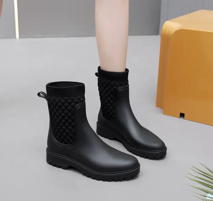 StephanRain-Bottes de pluie courtes pour femmes
