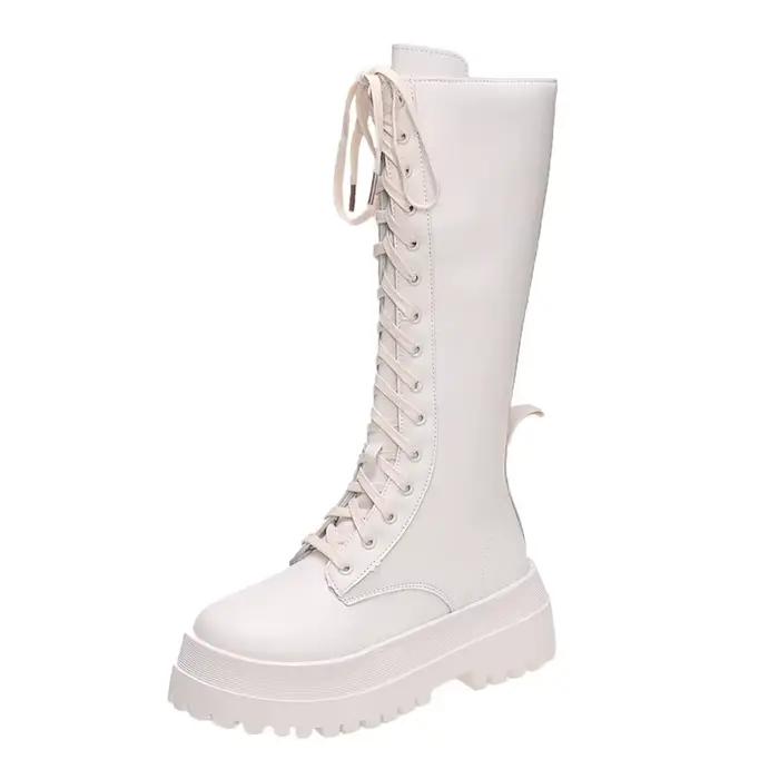 Bottes hautes Sexy en Pu pour femmes
