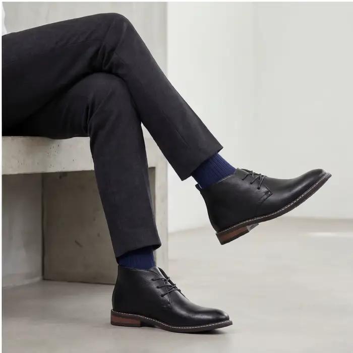 Bottines HeCrafted en cuir artificiel rétro pour hommes, confort et style pour printemps automne grandes tailles bottes du désert