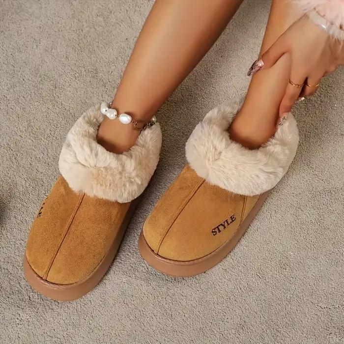Bottes en polaire pour femmes chaude et antidérapante cheville pour hiver élégantes et résistantes diverses occasions