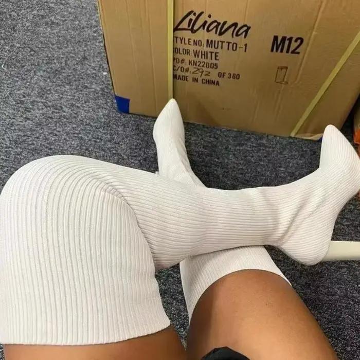 Femmes bottes hautes automne hiver