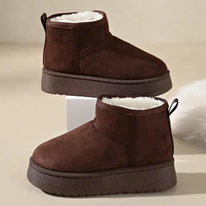 Bottes de neige à fond épais pour femmes