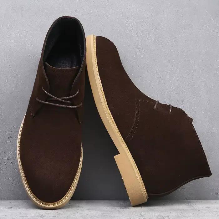 Bottes Chelsea en daim pour hommes