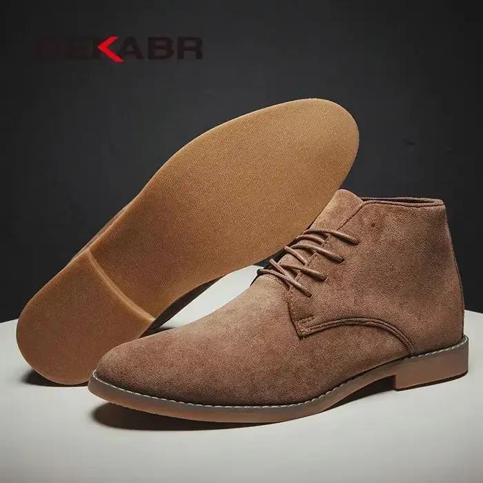DEKABR mode bottes décontractées hommes automne hiver confortable semelle extérieure Durable